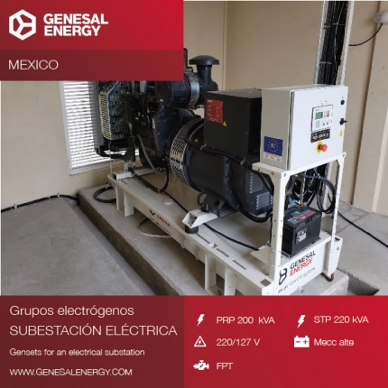 Grupo Electrogeno Genesal Energy Subestacion Electrica Mexico Toyota E1582225543493